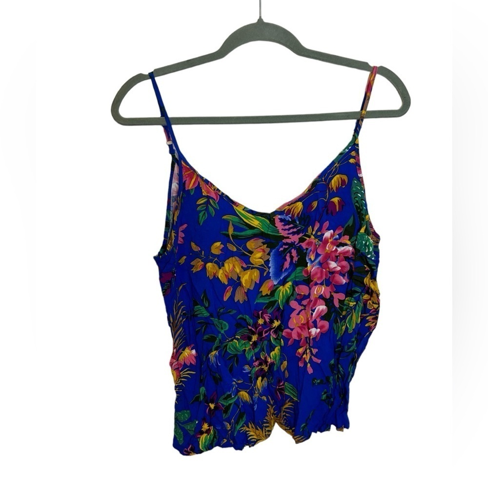 Cynthia Rowley Tropical Floral Blouse